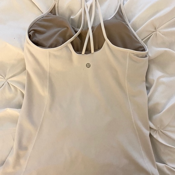 White Free to be tank  | LULULEMON | 6 - Picture 4 of 4